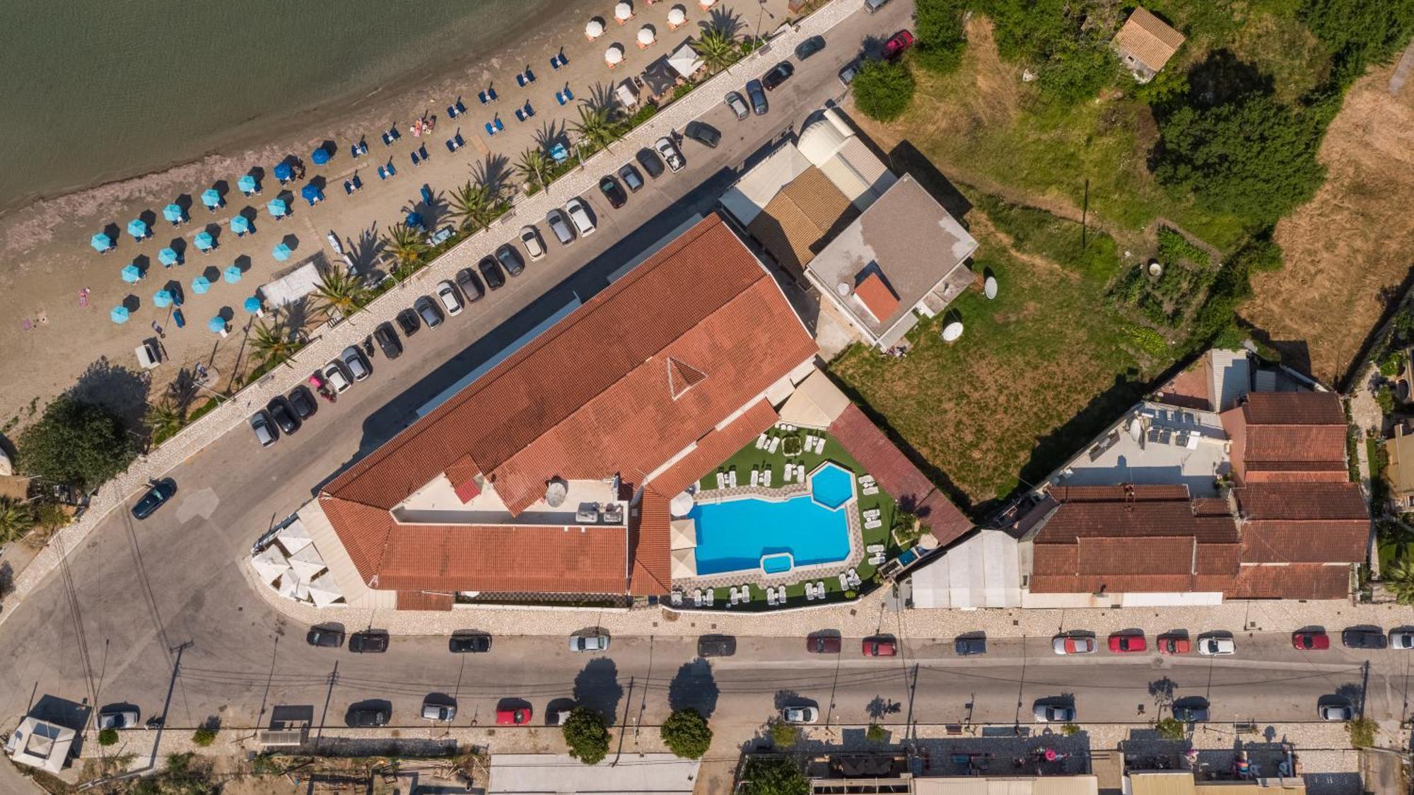 Aphrodite Beach Hotel Corfu Roda  Buitenkant foto