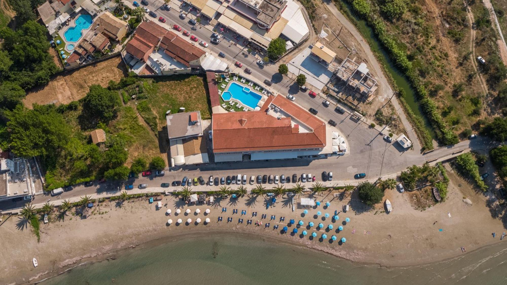 Aphrodite Beach Hotel Corfu Roda  Buitenkant foto