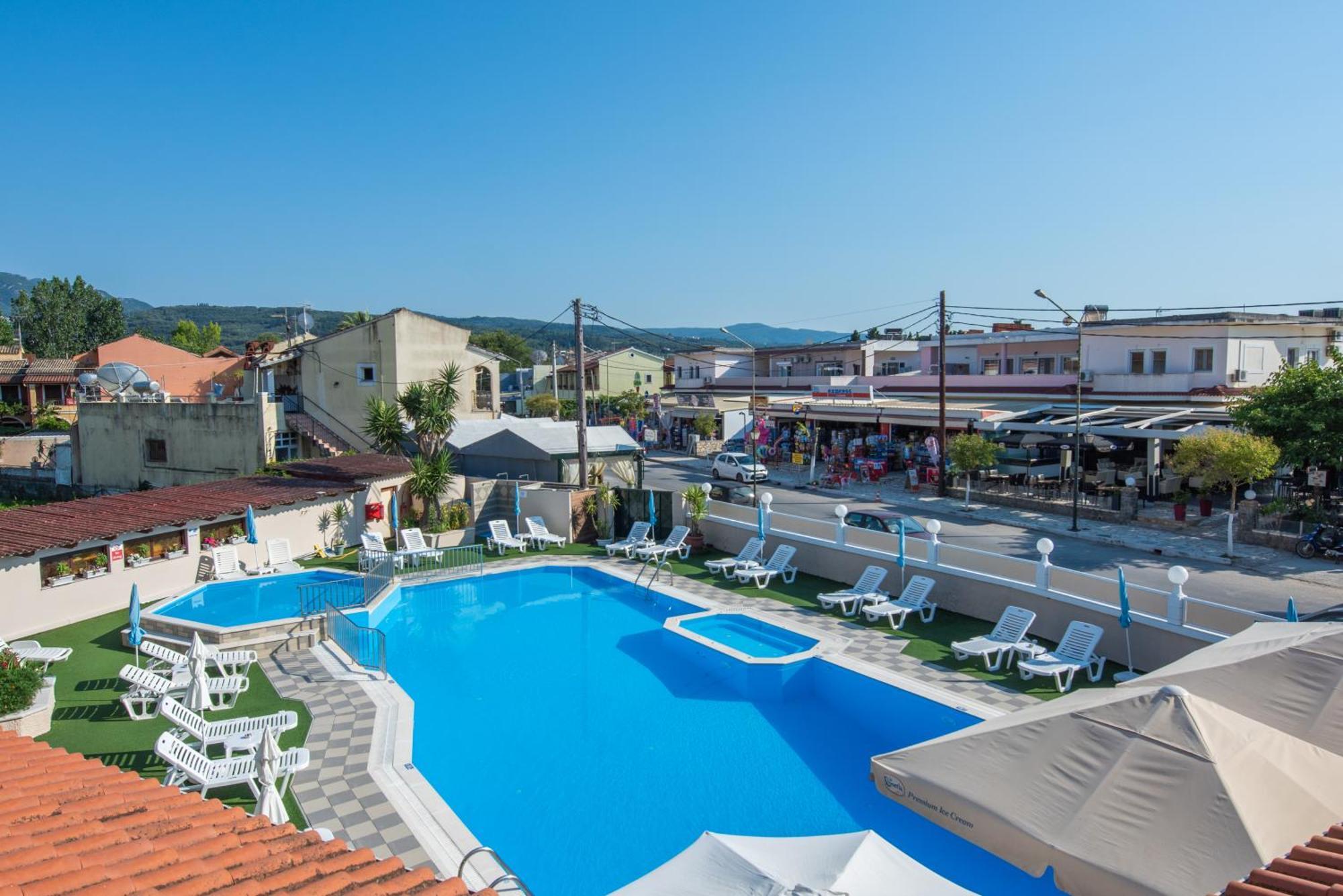 Aphrodite Beach Hotel Corfu Roda  Buitenkant foto